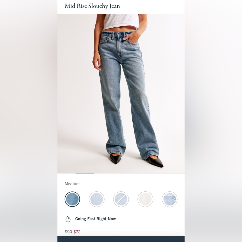 Abercrombie & Fitch Blue Women Jeans